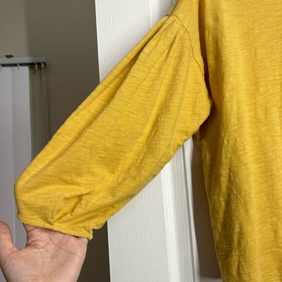 Lisa Todd Yellow Cotton Blouse - Picture 3 of 8